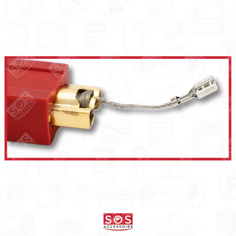 LOTTO DI 2 CARBONCINI COMPATIBILI LAVATRICE - 4297410, 4297414