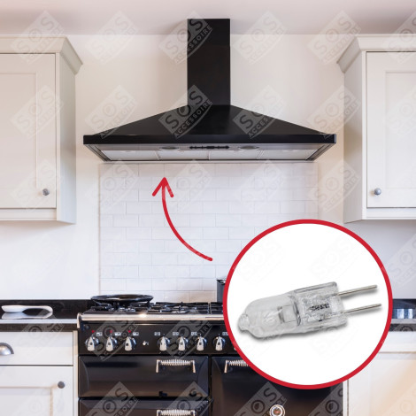 LAMPADINA 12V / 20W / / 28 MM / DIAM. 7 MM CAPPA ASPIRANTE - 484000000983, 50240103007