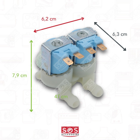ELETTROVALVOLA 2 VIE LAVATRICE - 2901250100, 41013615 