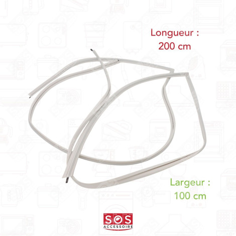 GUARNIZIONE UNIVERSALE DELLA PORTA 2000 X1000MM FRIGORIFERO, CONGELATORE - 1000025441-000