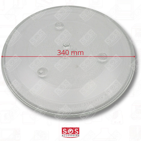 PIATTO DI VETRO DIAM. 34 CM FORNI A MICROONDE - E06014N30BP, Z06014N30BP