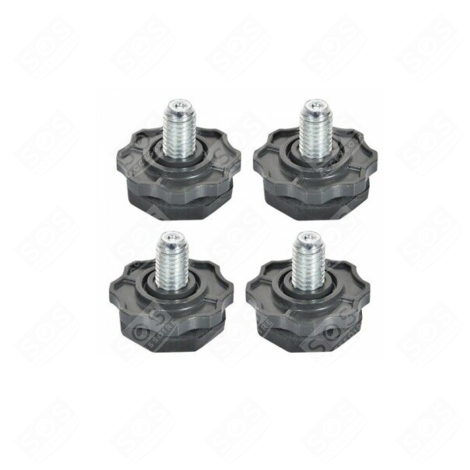 LOT DE 4 PIEDS LAVATRICE - 2912701400, 2912701200