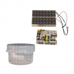 Set di scheda elettronica e modulo termoelettrico con pasta termoconduttiva originale