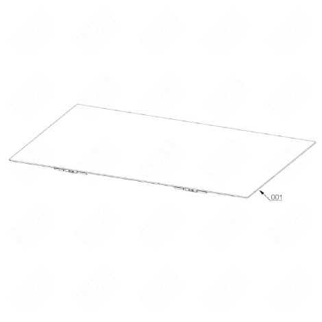 SUPERFICIE IN VETROCERAMICA 910 X 410 MM PIANO COTTURA - 5618260110
