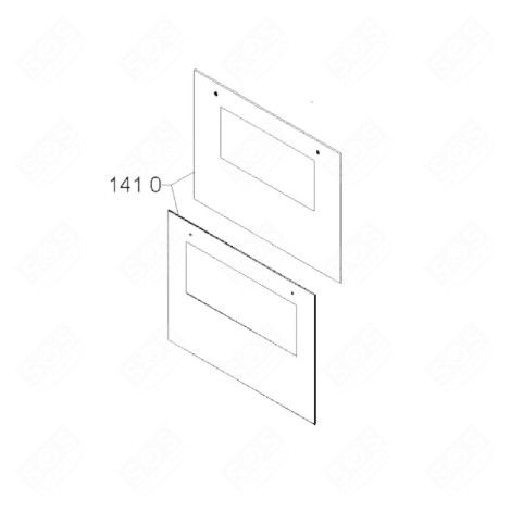 VETRO ESTERNO FORNI, FORNELLI ELETTRICI E A GAS - 481245059744, C00331145