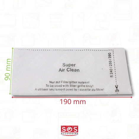 SACCHETTO DELLA POLVERE GN COMPATIBILE ASPIRAPOLVERE - 12281680