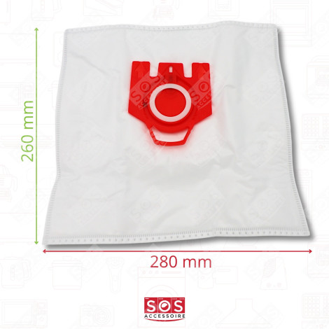 SET DI 8 SCATOLE DA 4 SACCHETTI POLVERE SINTETICI FJM COMPATIBILI ASPIRAPOLVERE - 9917710