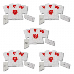 Set di 5 scatole da 4 sacchetti compatibili FJM sintetici