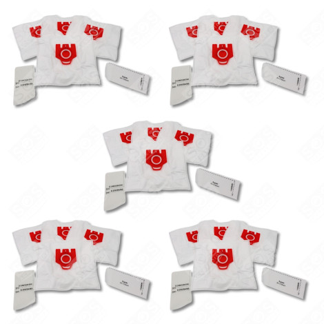 SET DI 5 SCATOLE DA 4 SACCHETTI COMPATIBILI FJM SINTETICI ASPIRAPOLVERE - 9917710
