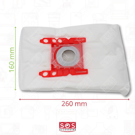 SET DI 6 SCATOLE DA 4 SACCHETTI TIPO G 270 X 60 MM ASPIRAPOLVERE - 00576334,17000940