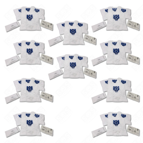SET DI 10 SACCHETTI PER LA POLVERE GN COMPATIBILI X4 E 2 FILTRI ASPIRAPOLVERE - 12281680