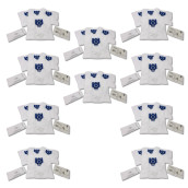 Set di 10 sacchetti per la polvere GN compatibili x4 e 2 filtri