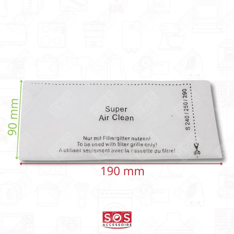 LOT DE 8 SACS À POUSSIÈRE GN COMPATIBLES ASPIRAPOLVERE - 12281680