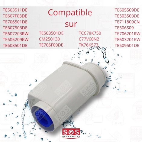 SET DI 7 CARTUCCE FILTRO DELL'ACQUA BRITA INTENZA MACCHINA DA CAFFÃ, CAFFETTIERA - 00575491, 17000705