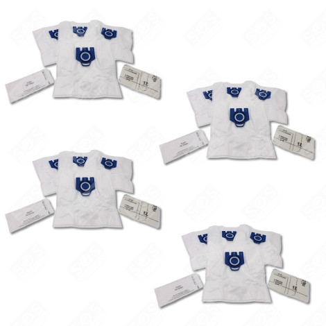 SET DI 4 SACCHI POLVERE GN COMPATIBILI X4 E 2 FILTRI ASPIRAPOLVERE - 12281680