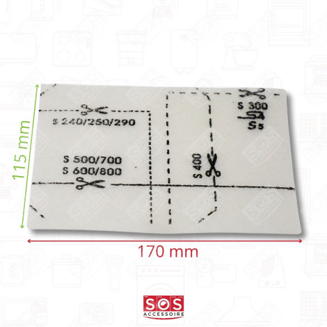 LOT DE 3 SACS À POUSSIÈRE GN COMPATIBLES ASPIRAPOLVERE - 12281680