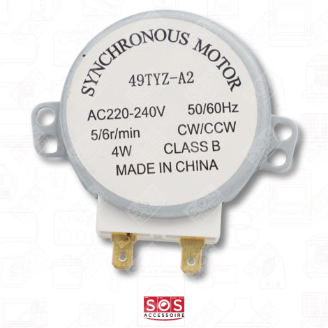 MOTEUR DE PLATEAU TOURNANT FORNI A MICROONDE - 481236158449, DA31-10107C