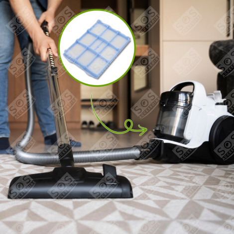 FILTRO PROTEZIONE MOTORE ASPIRAPOLVERE - 00618907, 00616268