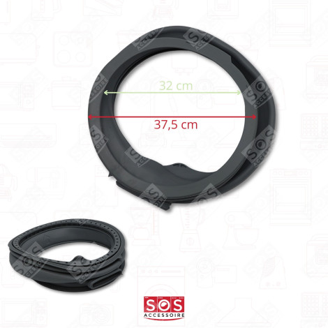 GUARNIZIONE DELL'OBLÒ (MANICOTTO) LAVATRICE - 1327756233, 1327756282