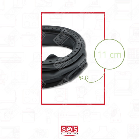 GUARNIZIONE DELL'OBLÒ (MANICOTTO) LAVATRICE - 1327756233, 1327756282