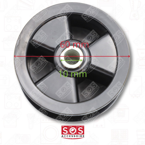 PULEGGIA TENDITORE 52X22X8 MM ASCIUGATRICE - 1250125034, 8581250125037