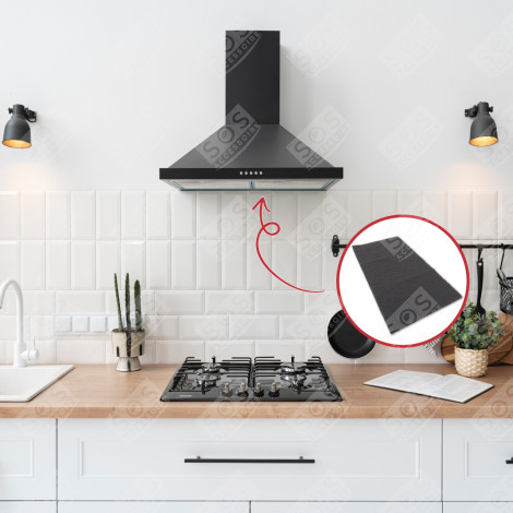 FILTRO A CARBONE 28,5 X 53,2 CM (AL PEZZO) CAPPA ASPIRANTE - 74X1411