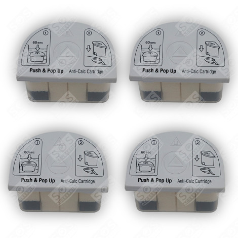 SET DI QUATTRO CARTUCCE ANTICALCARE FERRO DA STIRO, FERRO A VAPORE - 9178005731, 9178020181