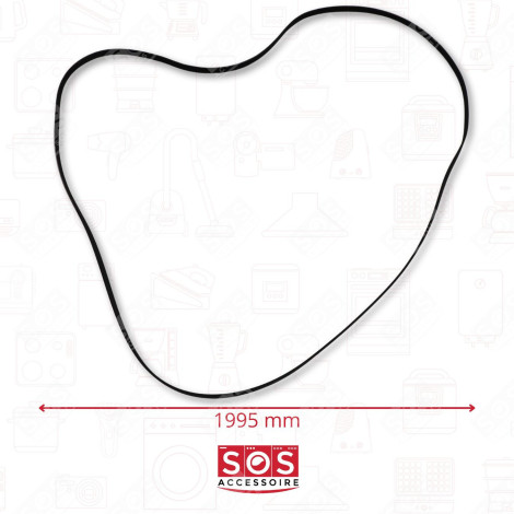 COURROIE 1995H7 ASCIUGATRICE - 00650499, 9000431719