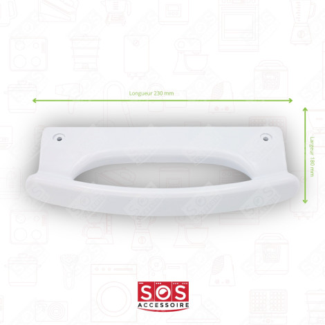 MANIGLIA DELLA PORTA (AL PEZZO) FRIGORIFERO, CONGELATORE - 481949878494, 481249818347