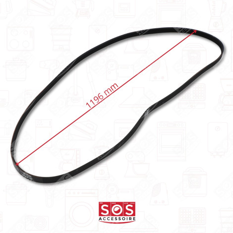 CINGHIA 1196J5 LAVATRICE - 55X8338, 5PJ1196EL