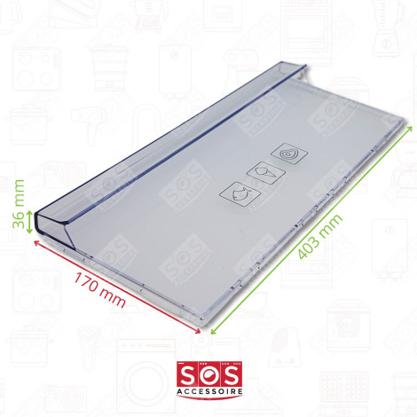 SPORTELLO DEL CASSETTO FRIGORIFERO, CONGELATORE - 5928580100