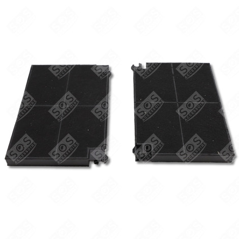 LOTTO 2 FILTRI A CARBONE 5403002 23 CM X 15 CM CAPPA ASPIRANTE - 5403002, EFF55