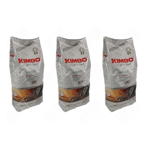 SET DI 3 PACCHETTI DI CAFFÈ IN GRANI KIMBO AUDACE 1KG MACCHINA DA CAFFÃ, CAFFETTIERA - 9729000020