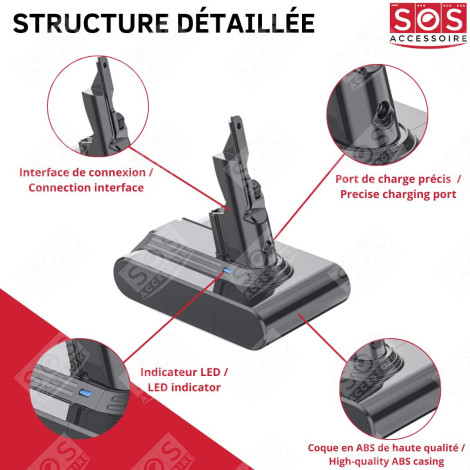 BATTERIA V7 SV11 4000MAH ASPIRAPOLVERE - 968670-02