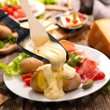 SET DI 9 COPPELLE PER RACLETTE GRILL, WOK E MACCHINA PER RACLETTE - AS306002