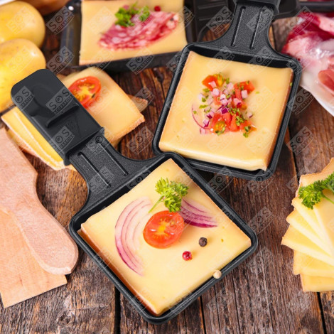 SET DI 2 CIOTOLE PER RACLETTE GRILL, WOK E MACCHINA PER RACLETTE - AS306001