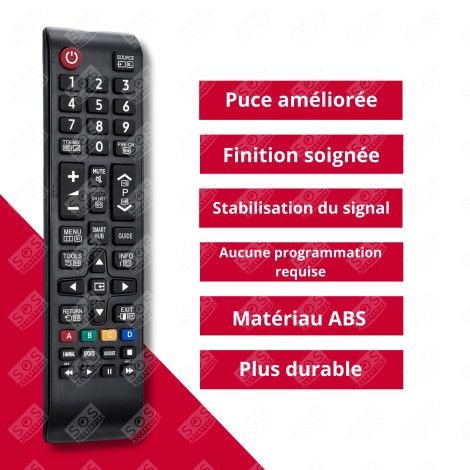 TELECOMANDO SMART PRONTO ALL'USO SAMSUNG TELEVISIONI, TELEVISORI, TV - BN59-01175N