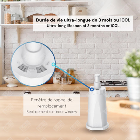 SET DI 8 FILTRI D'ACQUA SVIZZERI SAGE, CLAROSWISS BES008 MACCHINA DA CAFFÃ, CAFFETTIERA - BES008, AS211011