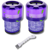 Set di 2 filtri Hepa compatibili V11 V12 V15 con spazzola di pulizia