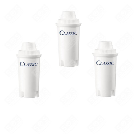 SET DI 3 FILTRI BRITA CLASSIC ORIGINALI BOLLITORI, CARAFFE FILTRANTI - 205386