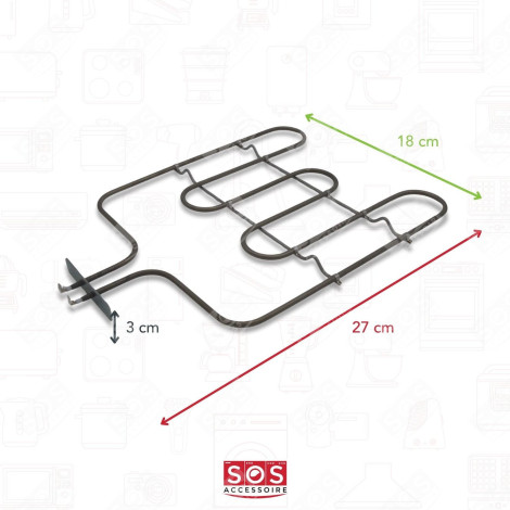 RESISTENZA 1530W FORNI, FORNELLI ELETTRICI E A GAS - 44003315