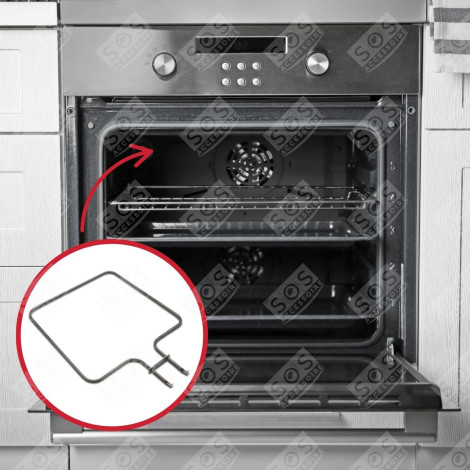 RESISTENZA INFERIORE 1000W FORNI, FORNELLI ELETTRICI E A GAS - 8072470027