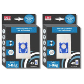 Set di 2 scatole di 4 sacchetti TIPO S-BAG