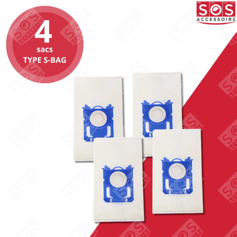 SET DI 3 SCATOLE DI 4 SACCHETTI TIPO S-BAG ASPIRAPOLVERE - 9001684589