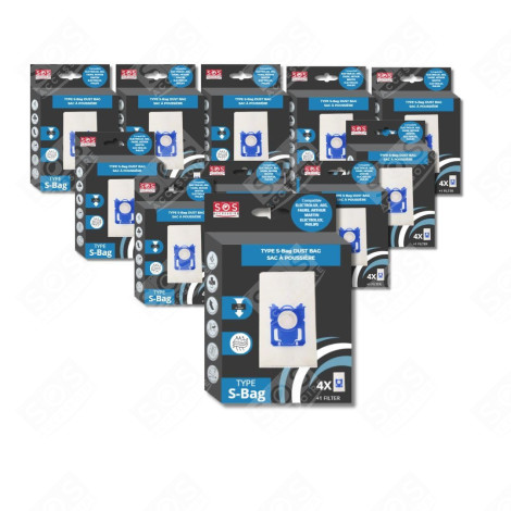 LOTTO DI 11 SCATOLE DI 4 SACCHETTI TYPE S-BAG ASPIRAPOLVERE - 9001684589