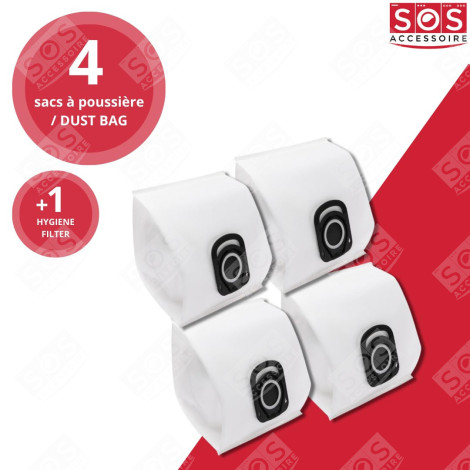 SET DI 3 SCATOLE DI 4 SACCHETTI + 1 FILTRO HYGIENE+ ASPIRAPOLVERE - ZR200520