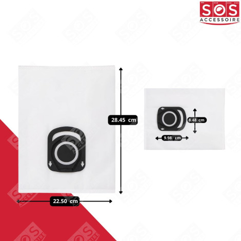 SET DI 6 SCATOLE DI 4 SACCHETTI + 1 FILTRO IGIENE+ ASPIRAPOLVERE - ZR200520