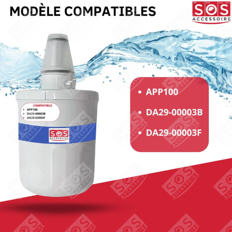 SET DI 6 FILTRI D'ACQUA AQUAPURE / APP100 FRIGORIFERO, CONGELATORE - 484000000513, DA29-00003G