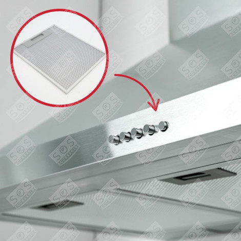 FILTRO METALLICO (ANTIGRASSO) 252 X 300 MM CAPPA ASPIRANTE - C00050409