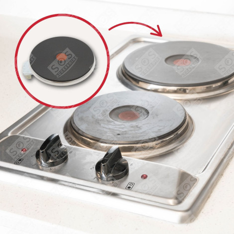 PIASTRA ELETTRICA 1500W PIANO COTTURA - 93638013, C00525915